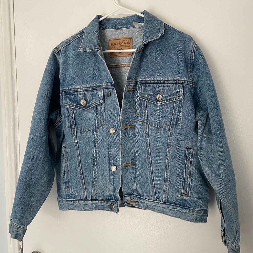 Arizona Jean Jacket (Medium Wash Denim, size L)